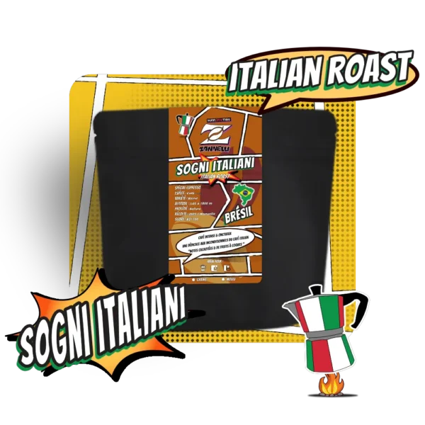 Sogni Italiani - Café specialite Torréfaction Zannelli 26170 Buis Les Baronnies Drome Provence
