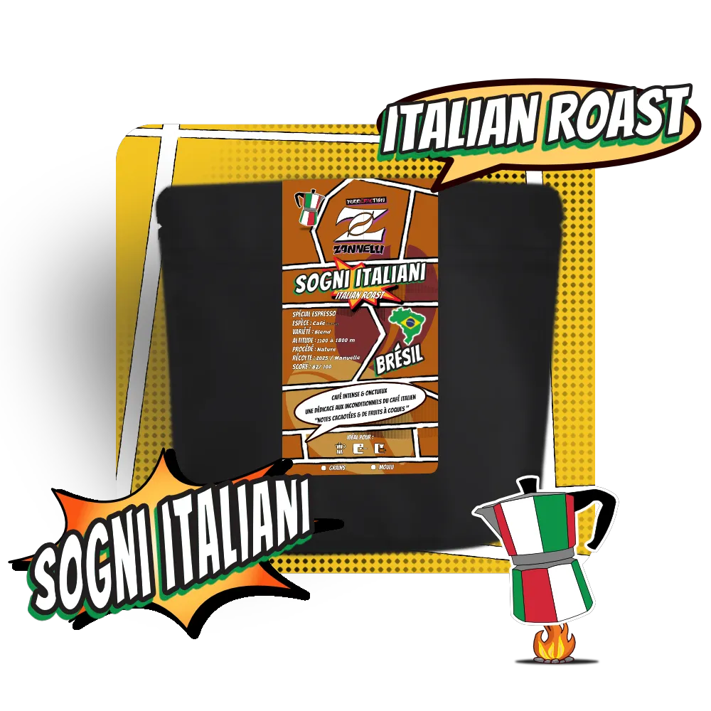 Sogni Italiani - Café specialite Torréfaction Zannelli 26170 Buis Les Baronnies Drome Provence